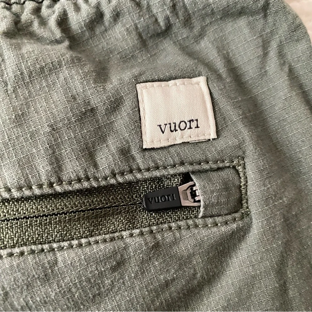 Vuori Ripstop Army Green Active Hiking Camping Pants Size S - Picture 4 of 12